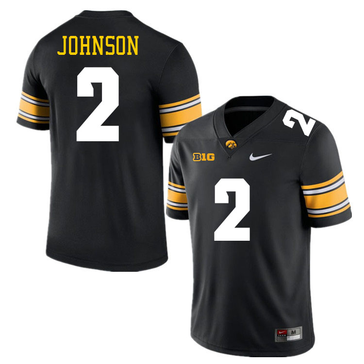 Kaleb Johnson Iowa Jersey,University Of Iowa Hawkeyes Fotoball Uniforms,Jersey,Gears-Black